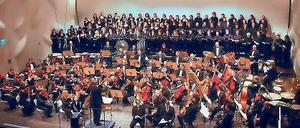 Geballte Kraft. Campus Cantabile und Sinfonietta Potsdam, Chor und Orchester der Universität Potsdam, im Nikolaisaal.