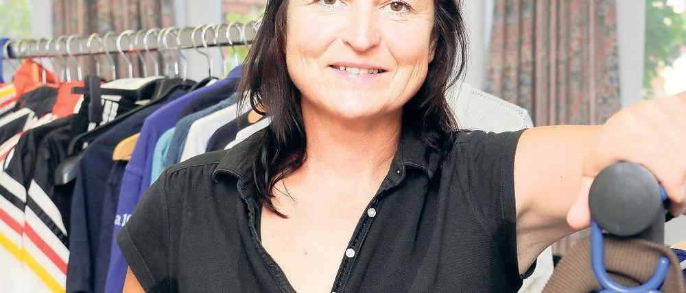 Trainiert fürs vierte Comeback. Birgit Fischer in Mötzow bei Brandenburg.