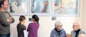 Ausstellungseröffnung in Ferch: Zuvor waren die Bilder in Potsdam zu sehen.