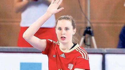 Hofft erneut auf ihren Einsatz. Youngster Lisa Gründing vom SC Potsdam.
