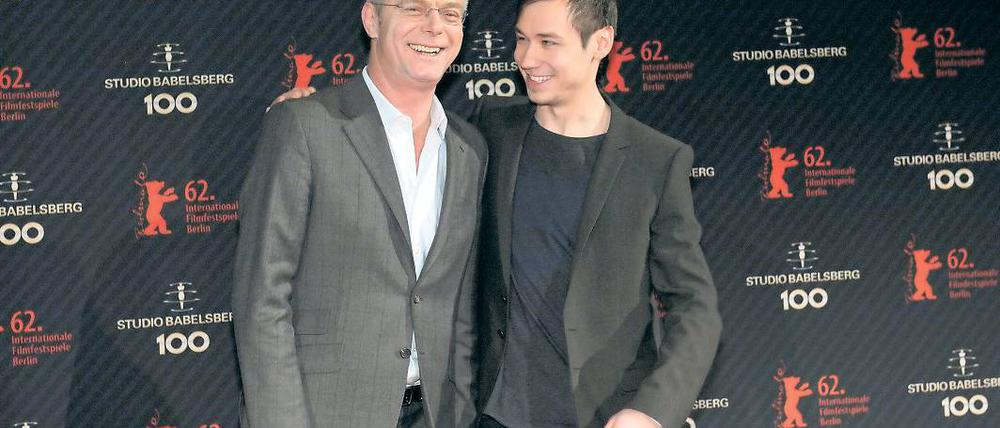 Fühlt sich hier gut aufgehoben. Stephen Daldry (l.) mit David Kross.