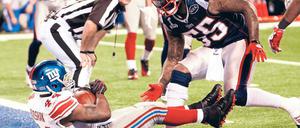 Zum Titel spaziert. New Yorks Ahmad Bradshaw hatte bei seinem entscheidenden Touchdown wenig Gegenwehr.