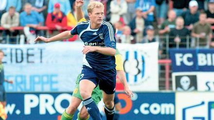 Wieder Nulldreier. Martin Neubert – hier bei einem Oberliga-Heimspiel 2006 im Karl-Liebknecht-Stadion – kickt künftig mit dem SVB 03 II in der Brandenburgliga.