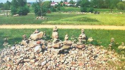 Tipp für Besucher: Der Findlingsgarten am Seddiner See.