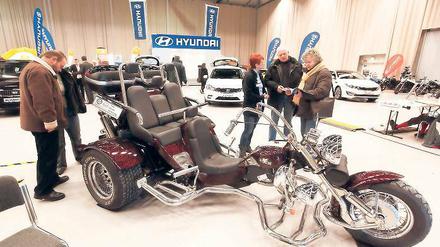 Unterwegs auf drei Rädern: Bei der „P-Mobil“-Messe in der Metropolishalle.