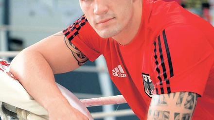 Zuversichtlich. Schwergewichtler Stefan Köber will am Samstag mit einem Sieg zum Punktgewinn der Babelsberger Motor-Boxer daheim gegen Velbert beitragen.