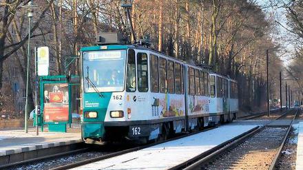 Sanierung ungewiss. Eigentlich soll die Straßenbahn-Strecke in der Heinrich-Mann-Allee ab 2016 saniert werden. Weil der Bund aber aus der Nahverkehrs-Förderung aussteigen will, könnte das Vorhaben kippen, warnen die Verkehrsbetriebe und die Stadt.