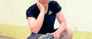 An der Potsdamer Hantel. Antje Barth hebt nun für den Zweitligisten AC.