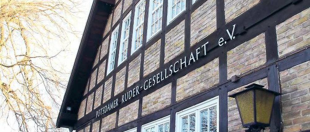 Wer darf hier rein? Die Rudergesellschaft hat Räume, auch die Spitzensportler des Ruder-Clubs dürfen trainieren. Doch einige Breitensportler haben im Streit beider Vereine bereits das Nachsehen.