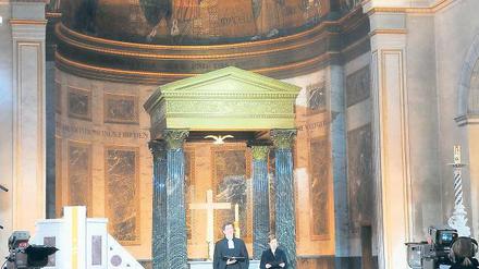 Volle Reihen. Die Friedenskirche war Ort des ZDF-Fernsehgottesdienstes.