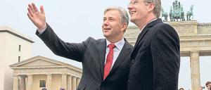 Gemeinsame Bekannte. Wowereit und Bundespräsident Wulff waren schon zu Gast bei Eventmanager Schmidt.