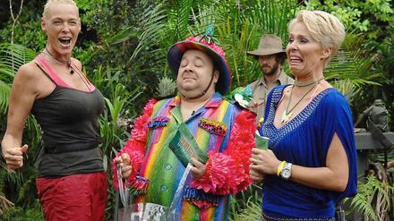 Erfolgstrio: Nielsen, Bach, Zietlow. Das RTL-Dschungelcamp kam auch in bildungsnahen Wohnzimmern erstaunlich gut an.