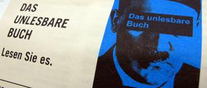 Kommentierte Auszüge aus "Mein Kampf" sollen veröffentlicht werden.