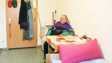 Heim. Wer seine Wohnung verliert, wird im Lerchensteig aufgenommen.