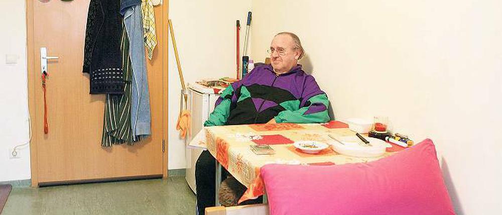 Heim. Wer seine Wohnung verliert, wird im Lerchensteig aufgenommen.