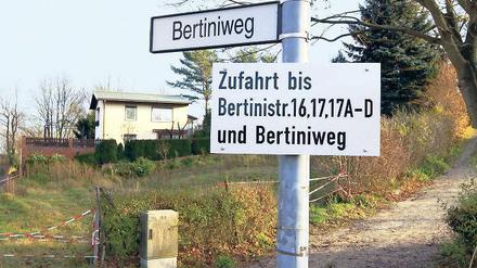 Akten geschlossen, Fragen offen: Der Bertiniweg erregt die Gemüter.
