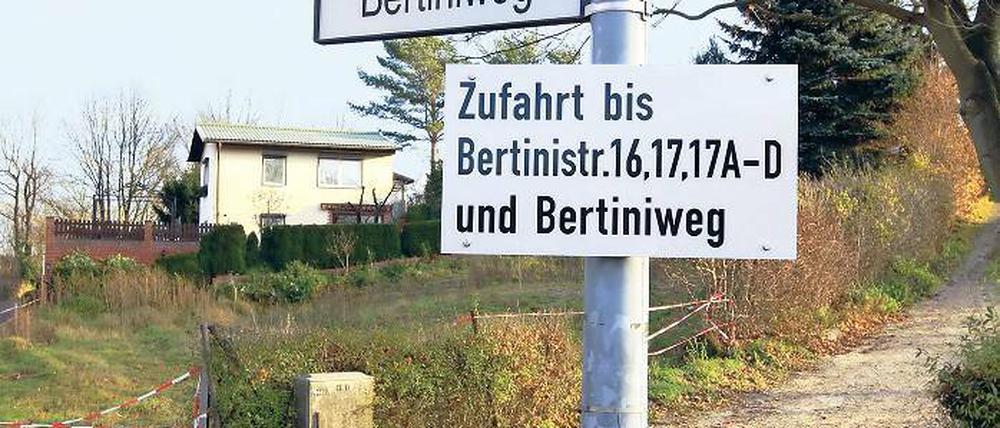 Akten geschlossen, Fragen offen: Der Bertiniweg erregt die Gemüter.