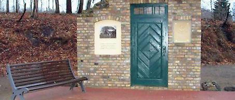Einweihung im März: Das Zelter-Denkmal in Petzow.