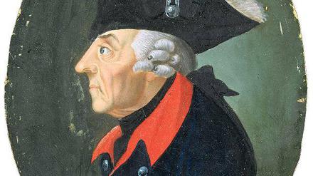 Alter Fritz. Gemälde von Daniel Chodowiecki, 1773.