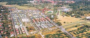 Viel erreicht: 1991 als Entwicklungsgebiet ausgerufen, leben heute rund 6400 Menschen auf dem Ex-Militärgelände.