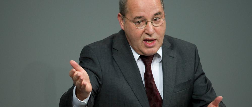 Nicht so kleinkariert, bitte. Der Chef der Linke-Bundestagsfraktion Gregor Gysi.