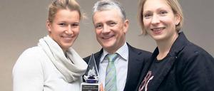 Erfolgs-Partner. Franziska Weber, Manfred Buhl, Katrin Wagner-Augustin (v. l.).