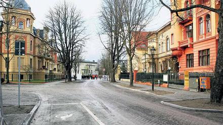 Gutes Pflaster – die sanierte Mangerstraße in der Berliner Vorstadt.
