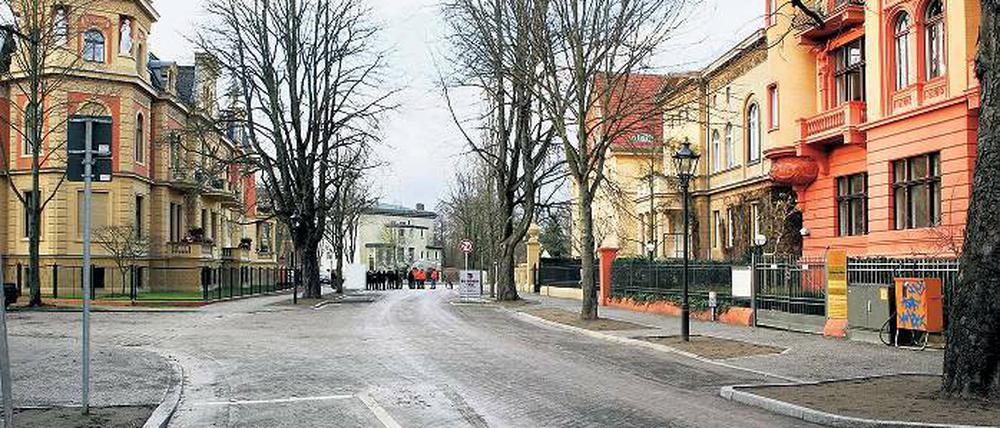 Gutes Pflaster – die sanierte Mangerstraße in der Berliner Vorstadt.