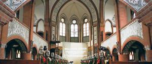 Die Kirche auf der Insel Hermannswerder feiert heute das 100. Jubiläum der Kirchweih.