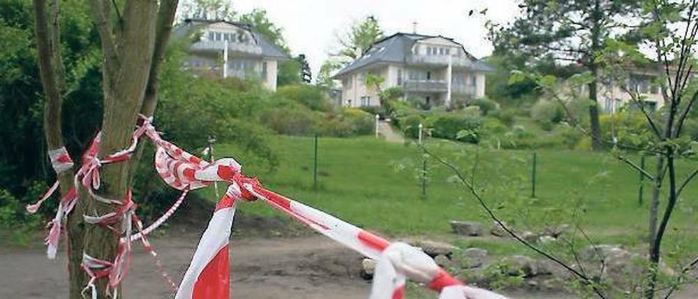 Vor der Enteignung: Grundstücke am Groß Glienicker See.