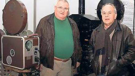 Freunde. Schauspieler Horst Krause und Regisseur Bernd Böhlich (r.)