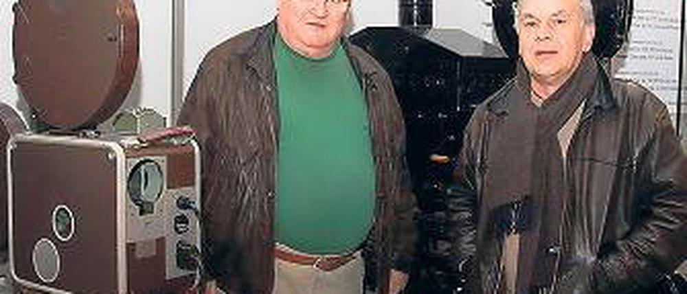 Freunde. Schauspieler Horst Krause und Regisseur Bernd Böhlich (r.)