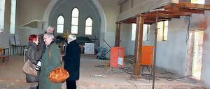 Entkernt. In der Kirche entsteht auch das Büro des Ortsvorstehers.