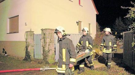 Über 40 Feuerwehrleute waren in im Einsatz.