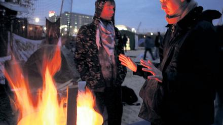 Gnadenfrist. Die Occupy-Aktivisten können bis Ende der Woche bleiben.