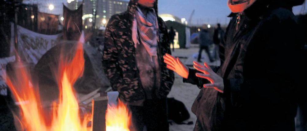 Gnadenfrist. Die Occupy-Aktivisten können bis Ende der Woche bleiben.