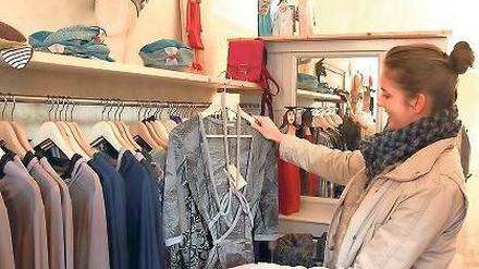 Fündig geworden: Blick in die neue Mode-Galerie „von Kittel“.