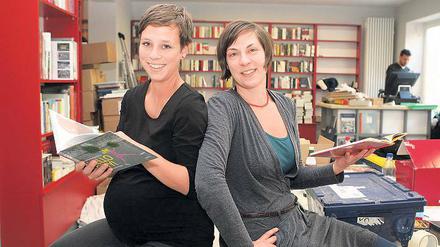 Der Literatur verschrieben. Stefanie Müller (l.) und Andrea Schneider.