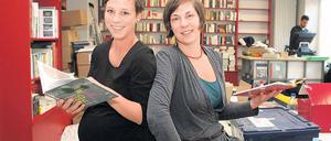 Der Literatur verschrieben. Stefanie Müller (l.) und Andrea Schneider.