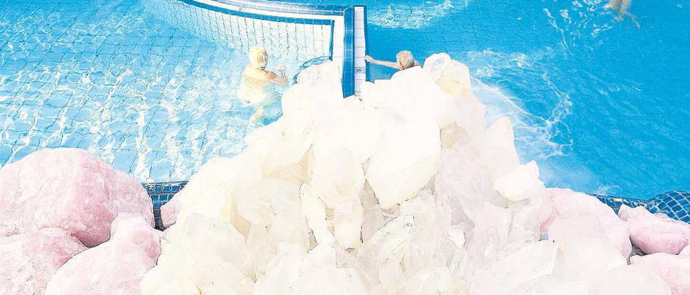 Kristalltherme in Ludwigsfelde: Die Schätzungen für die Gästezahlen wurden dort laut „Kristall Bäder AG“ um das doppelte übertroffen.