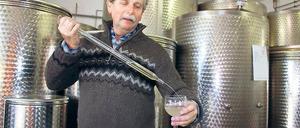 Da er selbst keltert, hat Klaus Wolenski auch über den Winter zu tun.