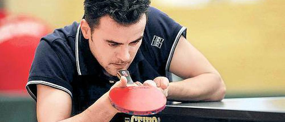 Spielte erneut stark. Stahnsdorfs Thomas Englert.