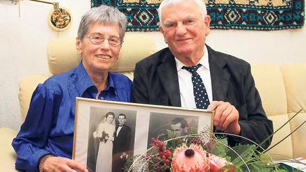 Eisernes Ehejubiläum. Ursula und Herbert Karsch gaben sich am 9. November 1946 das Ja-Wort. Am Mittwoch konnten sie ihre 65-jährige Ehe feiern.
