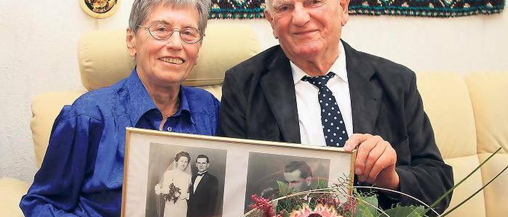 Eisernes Ehejubiläum. Ursula und Herbert Karsch gaben sich am 9. November 1946 das Ja-Wort. Am Mittwoch konnten sie ihre 65-jährige Ehe feiern.