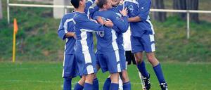 Bis zur 86. Minute mussten die Saarmunder mit dem Torjubel warten.