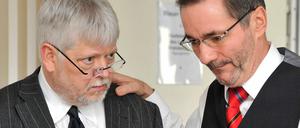 Regierungschef Platzeck und Finanzminster Markov.