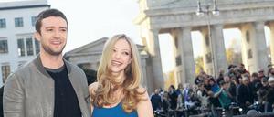 Zweite Heimat. Justin Timberlake mit Amanda Seyfried in Berlin.