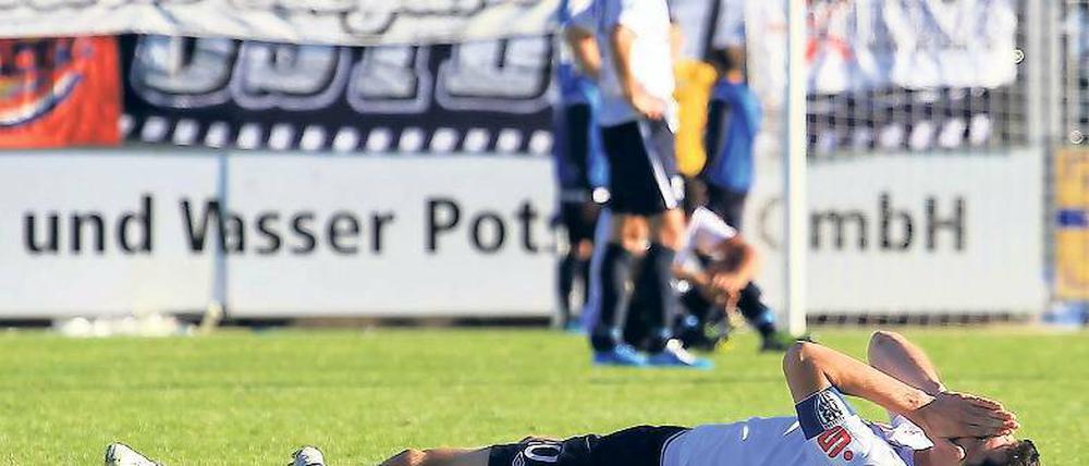 Aufstehen. Babelsberg-Kapitän Dominik Stroh-Engel will am Samstag mit seiner Mannschaft die Niederlagenserie des SVB beenden. Zu Gast ist der VfL Osnabrück – die haben seit zehn Spielen nicht verloren.