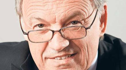Udo Reiter, wie Udo Reiter auf dem offiziellen MDR-Intendantenbild gesehen werden will. Am Montag hat er seinen letzten Arbeitstag.