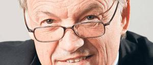 Udo Reiter, wie Udo Reiter auf dem offiziellen MDR-Intendantenbild gesehen werden will. Am Montag hat er seinen letzten Arbeitstag.